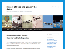 Tablet Screenshot of airfoodhistory.com